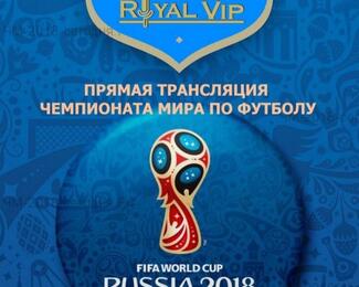 Royal Vip приглашает Вас на прямую трансляцию Чемпионата Мира по футболу