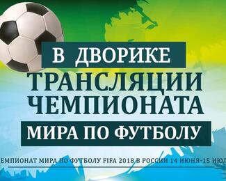 Трансляции Чемпионата мира по футболу во «Дворике»​ 