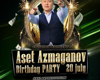 Birthday party Aset Azmaganov в Golden Voice