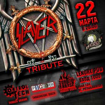 TRIBUTE TO SLAYER в Lenore pub