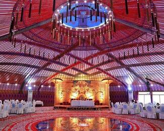 Свадьба под куполом шанырака в «Алмасай»