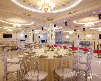 Новогодний корпоратив в банкетном зале The Friends Banquet Hall 